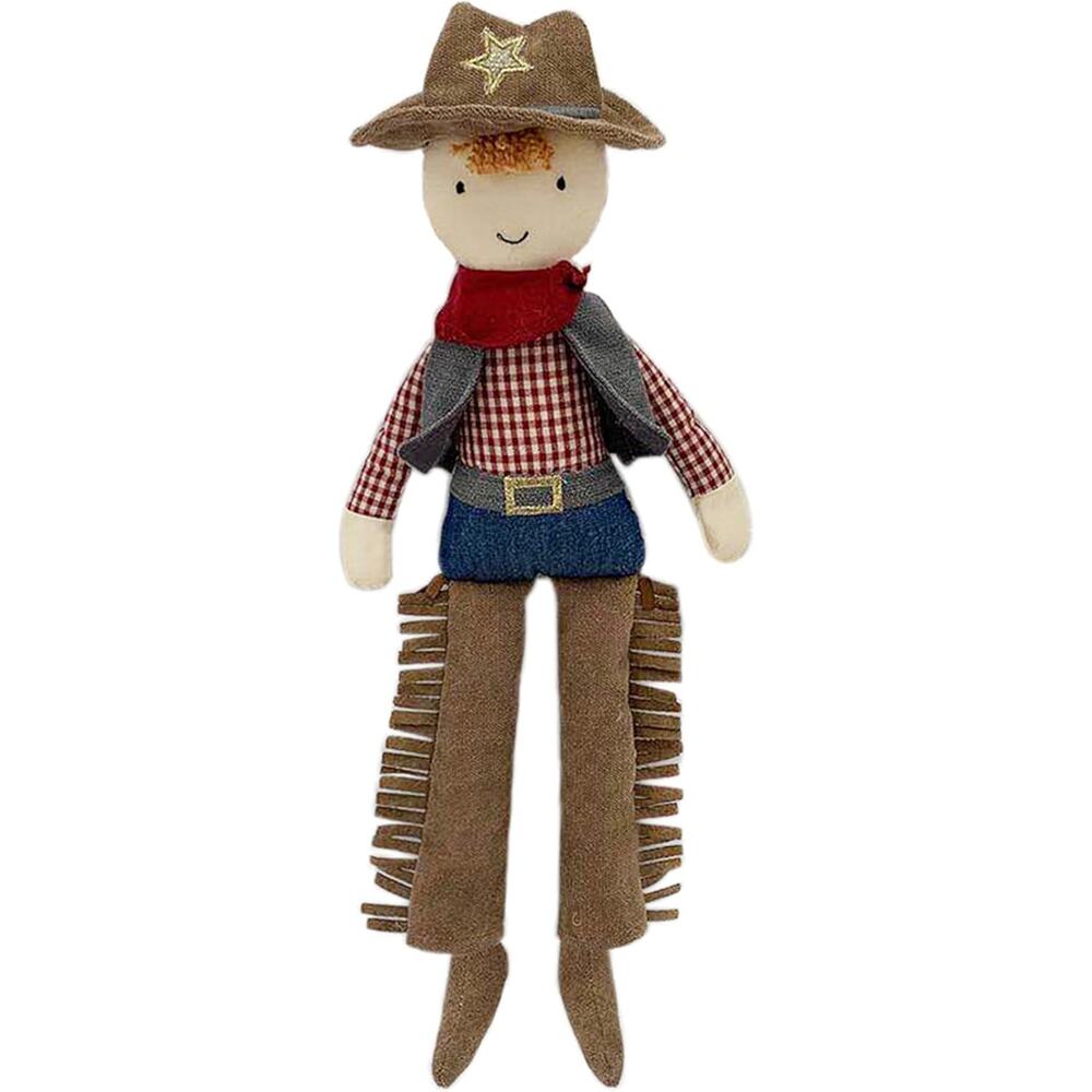 MON AMI Cooper The Cowboy Doll – 15-Inch | Soft & Elegant Plush Stuffed, Western